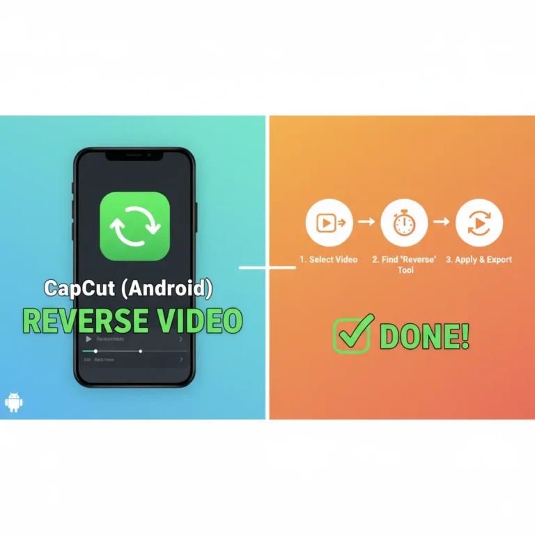 How to Reverse Video in CapCut (Android)